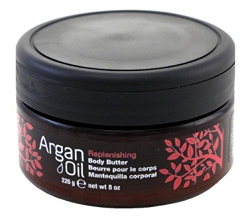 Body Drench Argan Oil Body Butter 8 Ounce Jar (235ml) (2 Pack)