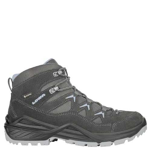 LOWA Stiefel mittel SIRKOS EVO GTX MID Ws anthrazit/eisblau, 40