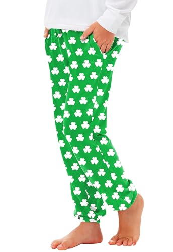 Image of Deerose 4th of July Pants American Flag Drawstring Sweatpants with Pockets 5-14 Years