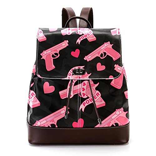 Mochila de moda para mujer, con signo de interrogación divertido, negro, blanco, suave, de piel sintética, bolsa de hombro, Multicolor 11