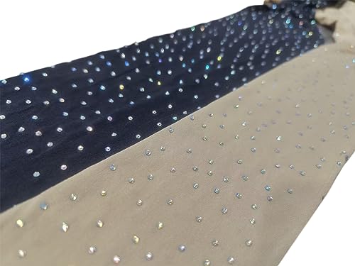 Sheer High Waist Pantyhose, Silk Reflections Rhinestone Tights, Plus Size Stockings for Women4