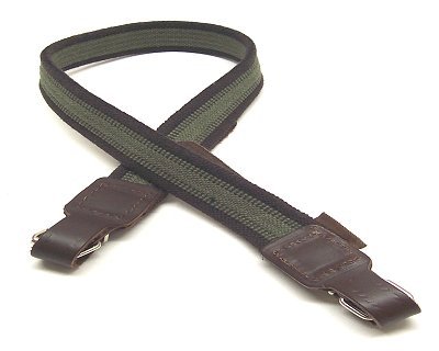 Bretella elastica attacchi cuoio cinghia porta fucile
