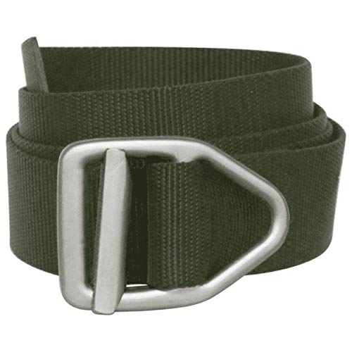 Bison Designs 38 Mm Light Duty Gunmetal Buckle Belt - Olive - Medium