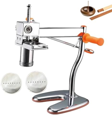 DIY Incense Stick Making Machine - Stainless Steel Joss Stick Maker with 2 Mould Plates (1.5mm & 2.5mm) - Essential Tools for Handmade Fragrance Accessories
