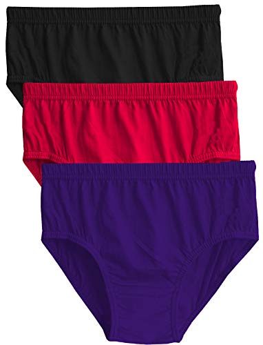 Image of The BLAZZE Women Cotton Panties (Pack of 3) (WQ-3 1023 - Hipster - Pack of 3 - Dark Assorted XX-Large(95-100cm))