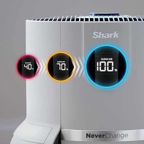 Shark Air Purifier for Home with NeverChange HEPA Air Filter, 1400 sq. ft. for Powerful Multi-Room Purification, 5-Year Filter, Filters Smoke, Captures 99.98% of Particles & Dust, HP302C — view 5