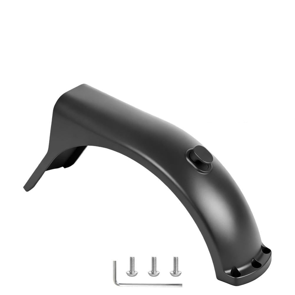 Rear Fender Bracket Replacement for Xiaomi Mi Electric Scooter 5 Pro, Splash-Proof Plastic Mudguard with Mounting Hardware, Matte Black 20×15×3 cm