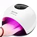 UV Nail Lamp, 80W UV Led Nail Lamp, Nail Dryer Light Curing Lamp With Timer/Sensor for Led UV Gel Nail Polish Nail Art Manicure Tools (White)