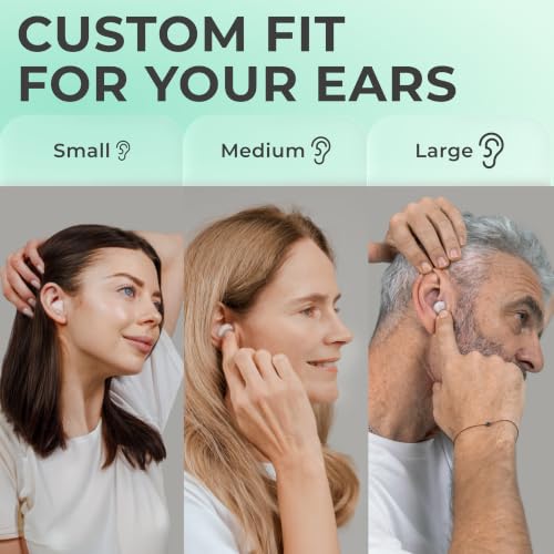 Image of Peace&Quiet PQ Wax Ear Plugs for Sleeping, Swimming - 30 Soft Noise Cancelling Silicone Gel Wax Earplugs for Sleep and Swimmers, Ear Protection with Sound Blocking Level of 32 Db, Green