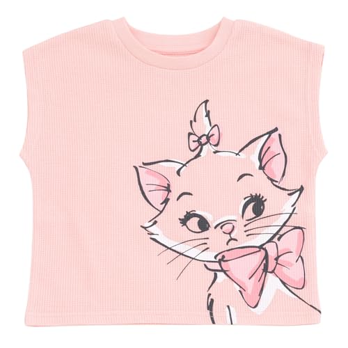 Image of Disney Waffle Knit T-Shirt and Shorts Outfit Set Newborn to Little Kid Sizes (0-3 Months - 5)