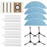 Para ILIFE A12 Pro - Juego de cepillos laterales para filtro de bolsa de polvo compatible con V9 V9 Pro G9 G9 Pro (A)