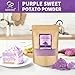 Soeos Purple Sweet Potato Powder, 8oz (227g) - 100% Natural, Vibrant for Smoothies, Baking & Cooking, Resealable Bag for Freshness