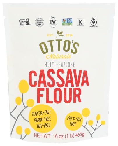 Ottos Naturals Cassava Flour 1 lb (Pack of 4)