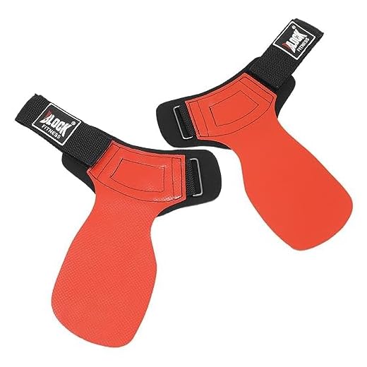 Crossfit Hand Grip Laranja Luva Competition Confortável