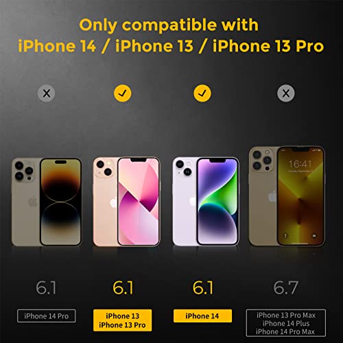 UNBREAKcable 3 Pack Screen Protector for iPhone 13/13 Pro, Double Shatterproof Tempered Glass [Easy Installation] [HD Clear] [Case Friendly] for iPhone 6.1 inch by UNBREAKcable - Used condition - Image 8