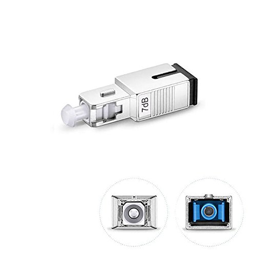 Atténuateur de Source Fibre Optique Simplex LC SC, FC Femelle vers Mâle 7dB SC/UPC