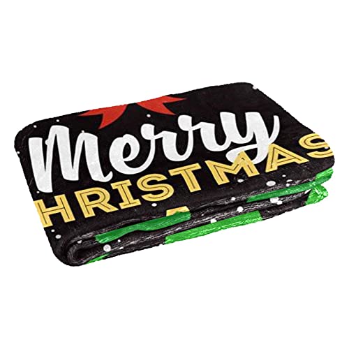 Couverture douce de qualité supérieure à imprimé arbre de Noël raffiné - 3