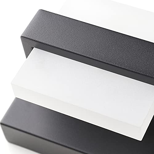 Image of SOLFART 3 Lights Black Bathroom Vanity Lights Over Mirror Modern LED Black Bathroom Lighting Vanity Light Fixtures for Mirror 20 inch White Light Non Dimmable