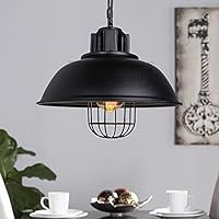 iDEGU 3 stuks industriële retro kroonluchter hanglamp van metaal