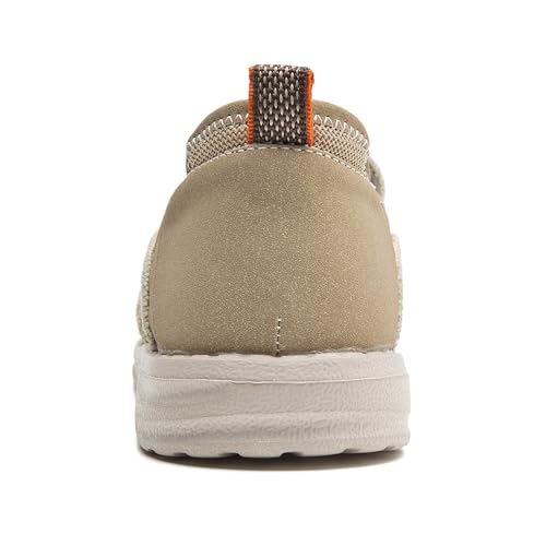Image of Men's Canvas Loafers, Slip On Casual Shoes | Hands Free, Lightweight, Comfortable, Breathable Upper, Walking Shoes, Stretch, Travel, Vacation, Everyday Wear