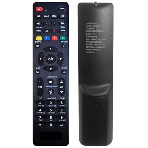 Universal TV Remote Control - universal remote control for tv Samsung Vizio Sony Panasonic Smart TV HAIER Toshiba Philips TCL tv remote control universal