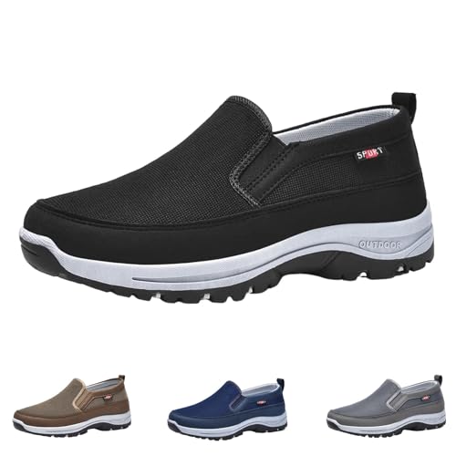 CNA Trop Orthopedic Shoes for Men Slip-On Canvas Loafers CNA Trop Shoes for Men Outdoor Hiking Orthopedic Breathable Walking Loafers