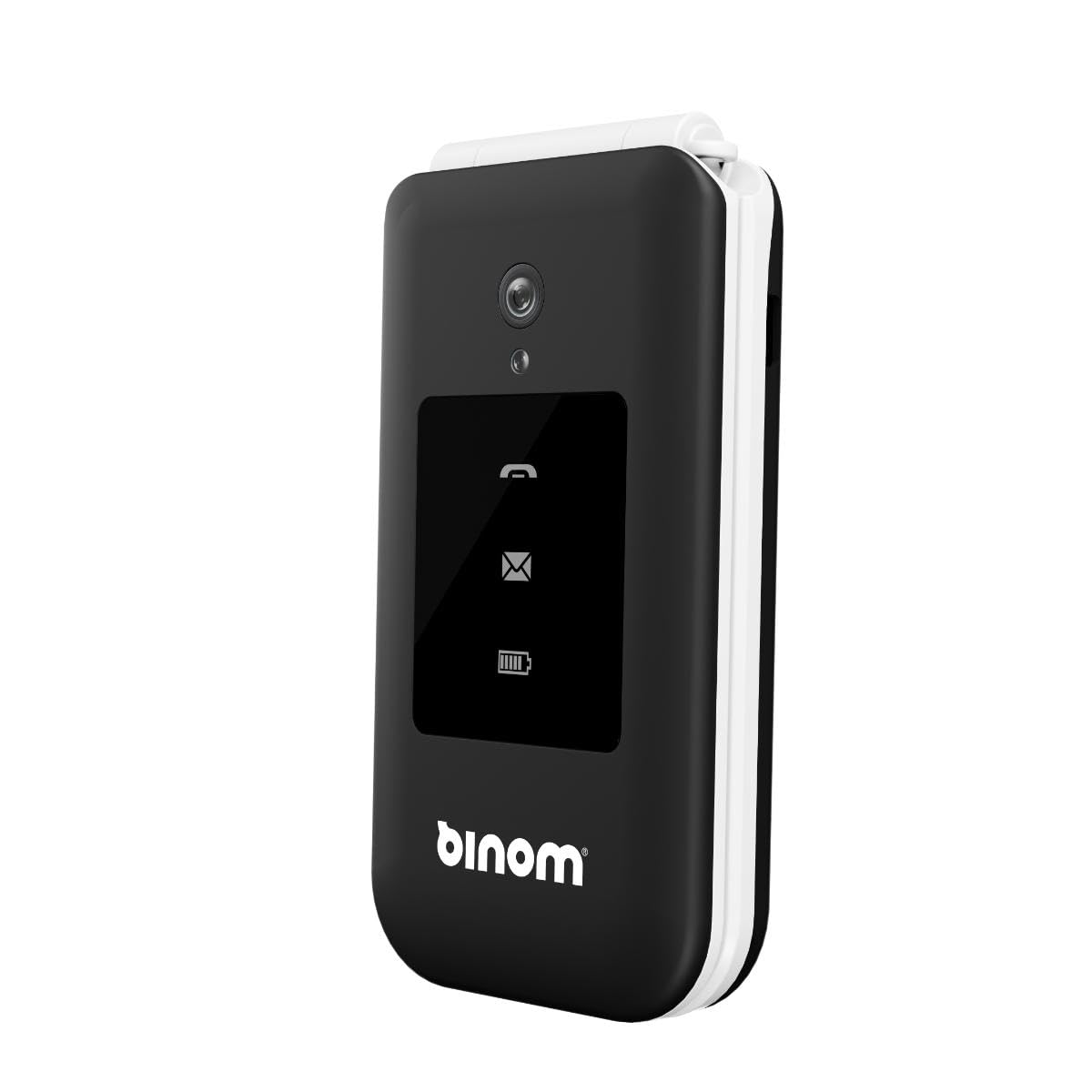 BINOM - Téléphone pour sénior X3S 4G clapet Noir/Blanc