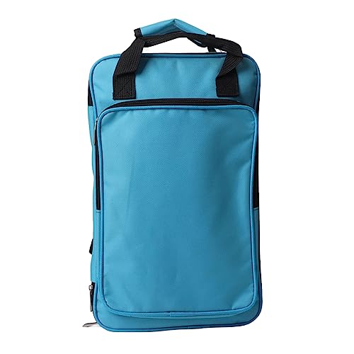 Mochila para baquetas, material Oxford portátil azul miniatura 2