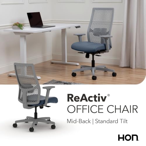Image of HON Ignition 2.0 ReActiv Ergonomic Office Chair, Lumbar Support, Ocean