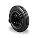 Rueda de repuesto para contenedor de basura de dos ruedas, 200 mm