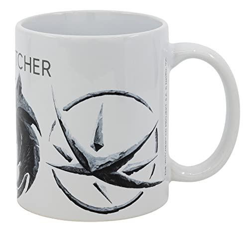 Taza de cerámica de sublimación de 325 ml en caja de The witcher