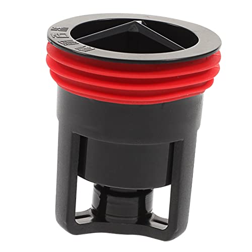 OSALADI Desagüe del Piso del Baño Previene Drenar Húmedo Reflujo Desagüe De La Ducha Tapones para Lavabo De Baño Hundir Tapón Agujero Obstáculo Tubo Pegatina Black De Polivinilo