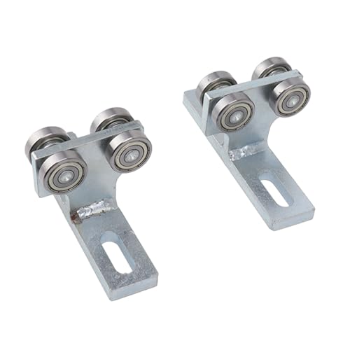 2 x 4-wheel trolley assembly, T-type, alloy steel warehouse trolley assembly, 1-5/8 inch higher strut channels