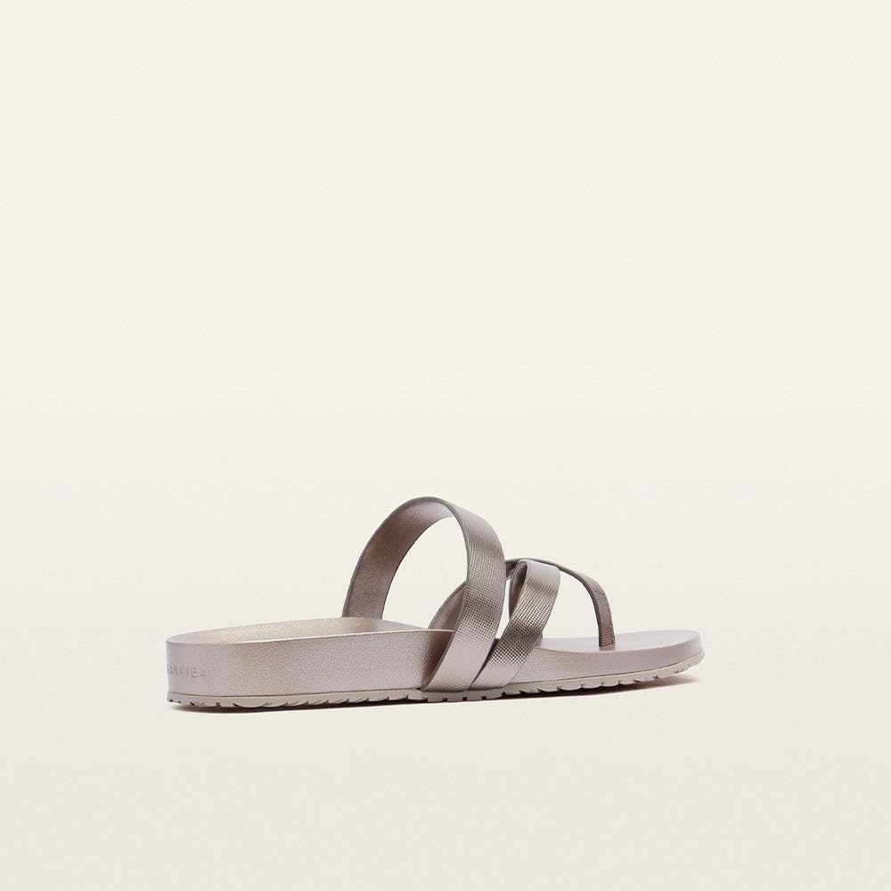 FRANKIE4 Women's Waterproof Leather Slide Sandal - Isla
