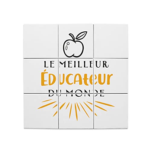 Carreaux Céramique Décoratif éducateur spécialisé plaque murale 60x60