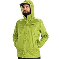 Marmot Men's Precip Light-weight Waterproof Rain Jacket, Green Lichen, Large