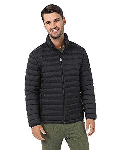 32 Degrees Men’s Lightweight Water-Resistant Packable Puffer Down Alternative Jacket