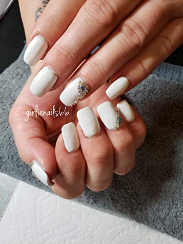 AIMEILI UV LED gel polish removable gel nail polish white gel nail polish - Studio White Arctic White (011) 10ml - Image 8