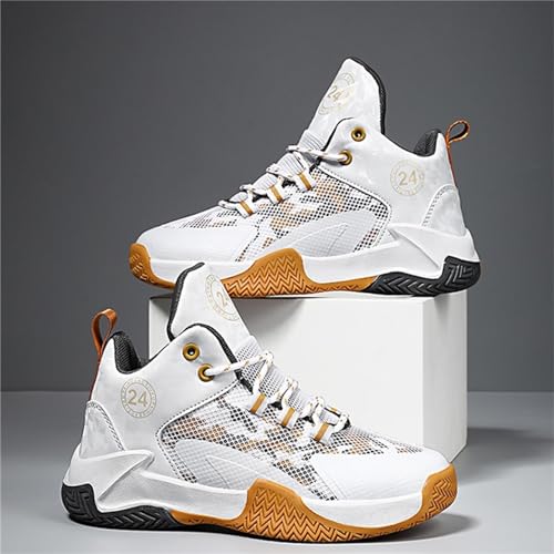 Childrens Basketball Sneakers High Top Breathable Lace Running Sport Shoes Kids Boys Girls Non Slip Breathable Shoes2