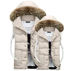 CHUNYU Winter donsvest Mannen Slanke dikke Warme Mouwloze Jas Mmen Vest Vest Bodywarmer Kleding