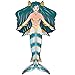 X Kites Wind Zone Mermaid DLX Nylon Kite, 62 Inches Tall