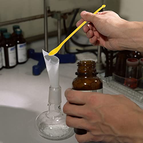 Spatules de laboratoire mini cuillères à mélanger vertes acier inoxydable - 7