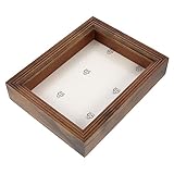 Vitrina de flores: caja de sombra para exhibición de medallas, duradera para su uso, una caja de sombra decorativa con un diseño único.