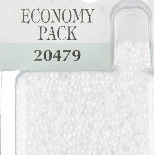 Miniatura 2 de Mill Hill Paquete económico de cuentas de semillas de vidrio, color blanco