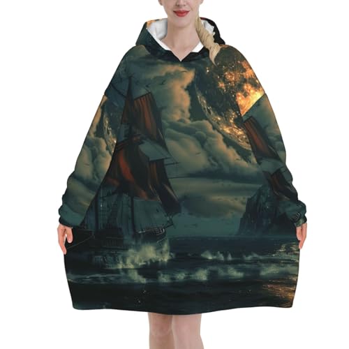 Couverture à capuche douillette grande taille contre le froid hivernal