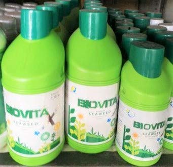Image of Pi Industries Pi Biovita - Liquid Seaweed Concentrate Fertilizer For Utility In Gardens, Field Crops And Vegetables (500Ml)