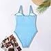 Sky Light Blue Womens Sexy Basic Swimwear Unitard for Women Spaghetti Strap Backless Spandex Track Athletic Jogger 2026 Soft Comfy Clothes Fashion M