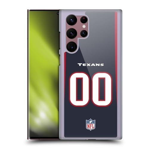 Coque Samsung Galaxy S22 Ultra 5G NFL Houston Texans personnalisable avec votre numéro de football