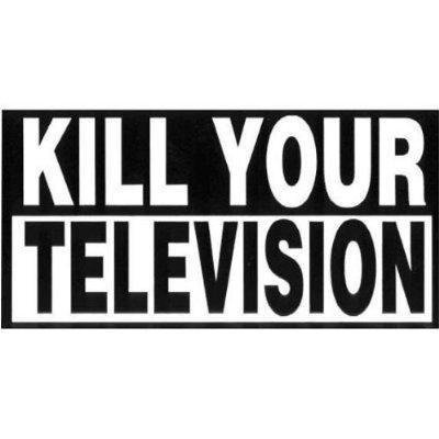 RED COLOR JDM KILL YOUR TELEVISION STICKER HOME DECOR NOTEBOOK BIKE DECORATION WINDOW DIE CUT WALL ART CAR HELMET LAPTOP ART AUTO WALL ADHESIVE VINYL DECOR CAR VINYL MACBOOK