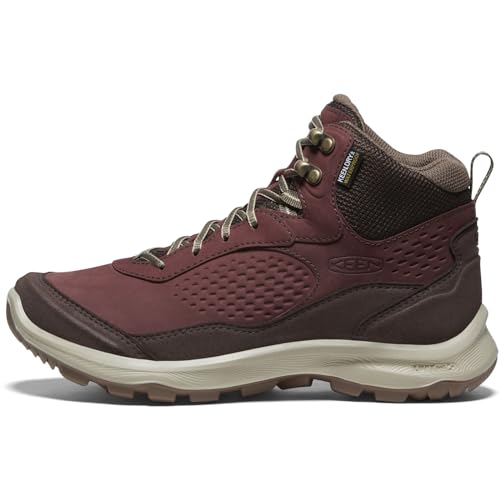 KEEN Women's Terradora Explorer Mid Height Waterproof All Terrain Hiking Boots, Andorra/Java, 8